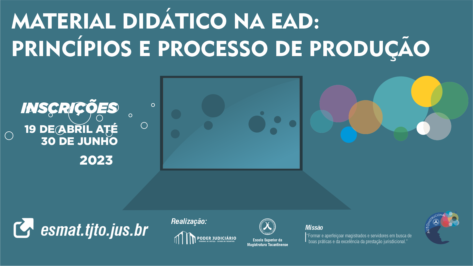 Montagem com símbolo de computador e texto